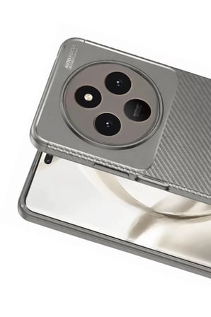 BT Teknik Tecno Spark 30 Uyumlu Kılıf Auto Focus Karbon Kapak - Gri BEZ