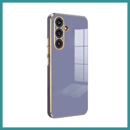 BT Teknik Samsung Galaxy A24 4G Uyumlu Kılıf Volet Silikon - Mavi BEZ