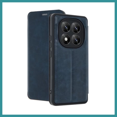 BT Teknik Redmi Note 14 Pro 5G Uyumlu Kılıf Flip Cover - Lacivert BEZ