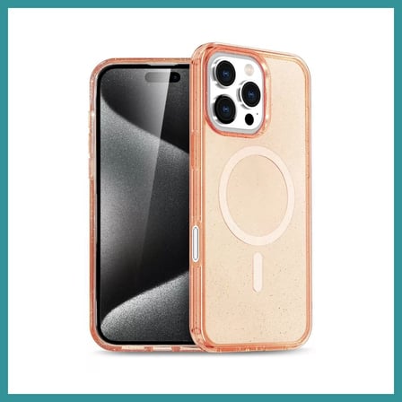 BT Teknik Joko iPhone 16 Pro Max Uyumlu Star Magsafe Kapak - Turuncu BEZ