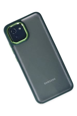 BT Teknik Samsung Galaxy A03 Uyumlu Kılıf Dora Kapak - Haki Yeşil BEZ