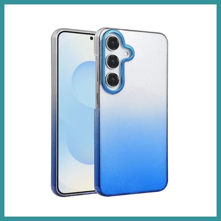 BT Teknik Samsung Galaxy A15 4G Uyumlu Glossy Kapak - Mavi BEZ