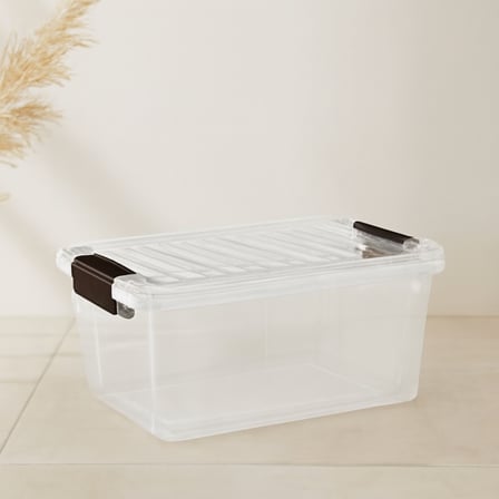 Şeffaf Kilitli Çok Amaçlı Saklama Kutusu 6.25L (210X305X145Mm)