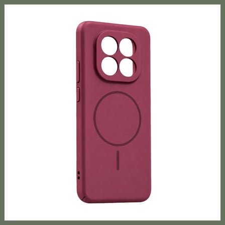 Bezos Redmi Note 15 4G Mika PC Magsafe Kapak - Bordo BEZOS1