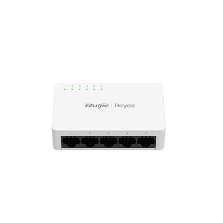 RUIJIE REYEE RG-ES05G-L 5 PORT GIGABIT TAK CALISTIR PLASTIK KASA SWITCH BEZOS1