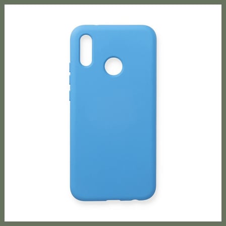 Bezos Huawei P20 Lite Kılıf Nano içi Kadife Silikon - Mavi BEZOS1