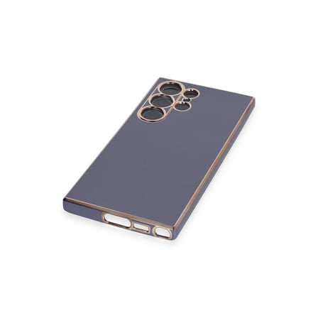 Bezos Samsung Galaxy S23 Ultra Kılıf Volet Silikon - Mavi BEZOS1