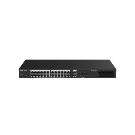 RUIJIE REYEE RG-ES228GS-LP 24 PORT GIGABIT+2XGB RJ45/SFP UPLINK CLOUD YÖNETİLEBİLİR 250W POE RACKMOUNT SWITCH BEZOS1
