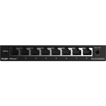 RUIJIE REYEE RG-ES208GC 8 PORT GIGABIT L2 YÖNETİLEBİLİR SWITCH BEZOS1