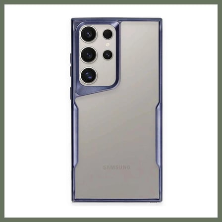 Bezos Samsung Galaxy S24 Ultra Kılıf Boyi Silikon Kapak - Lacivert BEZOS1