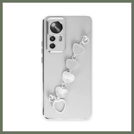 Bezos Mi 12T Pro Kılıf Esila Silikon - Beyaz BEZOS1