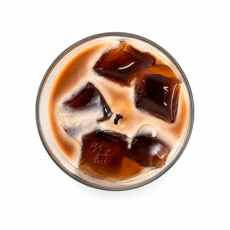 Bezos Gül Kokulu Latte Aromalı Cam Bardak Mum BEZOS1