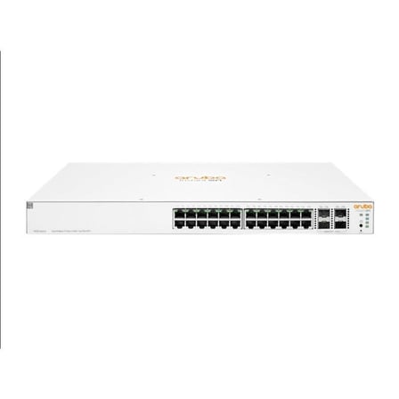 HPE ARUBA ION 1930 JL683B 24 PORT GIGABIT+4X10GB SFP+ UPLINK YÖNETİLEBİLİR 195W POE RACKMOUNT SWITCH BEZOS1