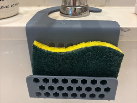 Bezos Lavabo Süngerliği Evrensel Bulaşık Süngeri Tutucu Mutfak Aksesuarı BEZOS1