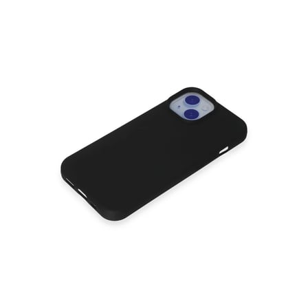 Bezos iPhone 15 Uyumlu Kılıf Nano içi Kadife Silikon - Siyah BEZOS1
