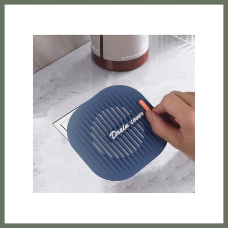 Bezos Süzgeçli Lavabo Gider Koruyucu Mat Gri BEZOS1