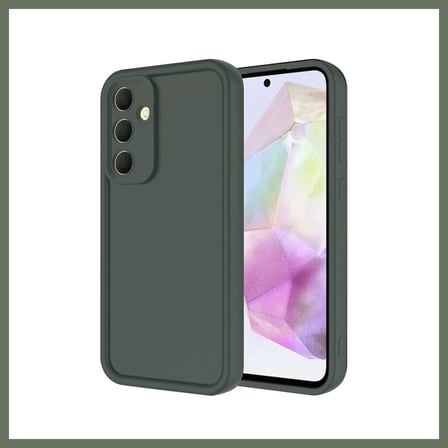 Bezos Samsung Galaxy A16 5G Uyumlu Kılıf Viera Silikon - Koyu Yeşil BEZOS1