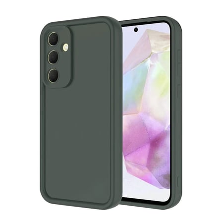 Bezos Samsung Galaxy A16 5G Uyumlu Kılıf Viera Silikon - Koyu Yeşil BEZOS1