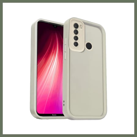Bezos Redmi Note 8 Uyumlu Kılıf Viera Silikon - Krem BEZOS1