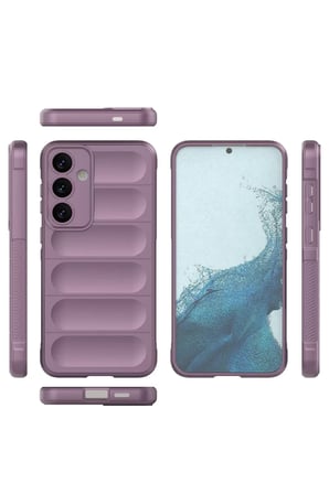 Bezos Samsung Galaxy S24 Uyumlu Kılıf Optimum Silikon - Mor BEZOS1