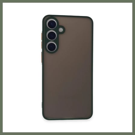 Bezos Samsung Galaxy S24 Uyumlu Kılıf Montreal Silikon Kapak - Yeşil BEZOS1