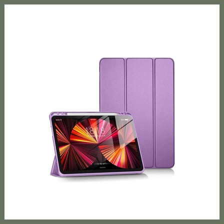 Bezos iPad Pro 11 (2024) Kılıf Tablet Smart Kılıf - Lila BEZOS1