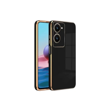 Bezos Vivo Y18 Uyumlu Kılıf Volet Silikon - Siyah BEZOS1