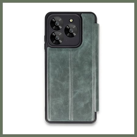 Bezos General Mobile Era 50 Kılıf Flip Cover - Koyu Yeşil BEZOS1