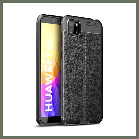 Bezos Huawei Y5P Uyumlu Kılıf Auto Focus Kapak - Siyah BEZOS1
