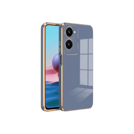 Bezos Vivo Y18 Uyumlu Kılıf Volet Silikon - Mavi BEZOS1