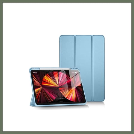 Bezos iPad Pro 11 (2024) Kılıf Tablet Smart Kılıf - Mavi BEZOS1