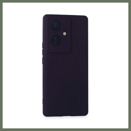 Bezos Vivo V29 Lite Uyumlu Kılıf Nano içi Kadife Silikon - Mor BEZOS1