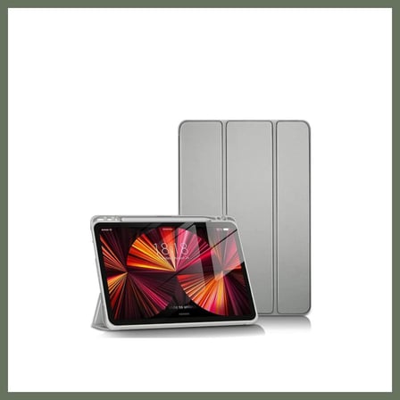 Bezos iPad Pro 11 (2024) Kılıf Tablet Smart Kılıf - Gri BEZOS1
