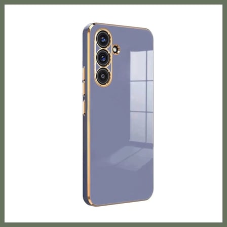 Bezos Samsung Galaxy S25 FE Uyumlu Volet Silikon - Mavi BEZOS1