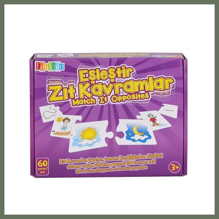 Bezos EDU-1012 Eşleştir Zıt Kavramlar -Chiva BEZOS1