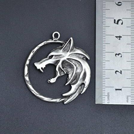 2'li The Witcher Kurt Erkek Kadın Kolye Seti - Kod:1183