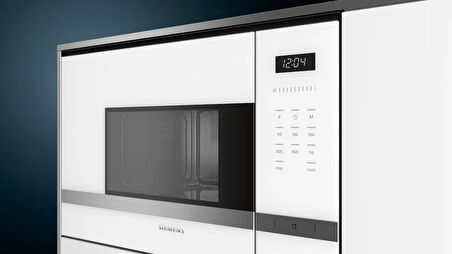 Siemens BF525LMW0 20 lt Beyaz Mikrodalga Fırın