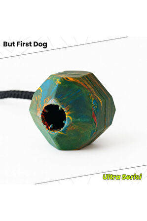 Köpek Oyuncağı 6cm Sekizgen Kauçuk Stoperli Top – Ultra Series