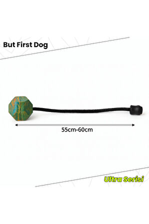 Köpek Oyuncağı 6cm Sekizgen Kauçuk Stoperli Top – Ultra Series