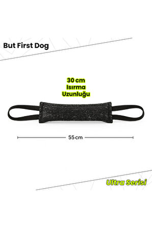 Köpek Oyuncağı Siyah Kumaş Isırma Barı – Ultra Series