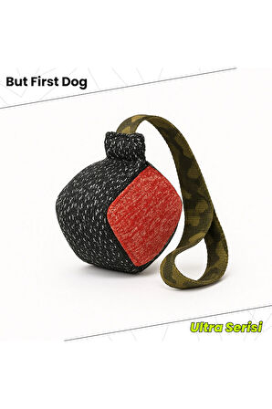 Köpek Oyuncağı Kamuflaj Kulplu Çekiştirme Topu – Ultra Series
