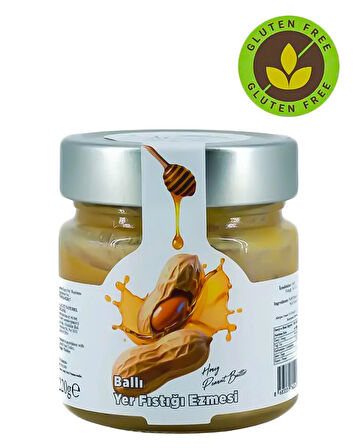 Ballı Yer Fıstığı Ezmesi Glutensiz 220 g x2 Adet