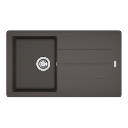 Franke BFG 611 Granit Slate Grey Evye, Active Plus Doccia Krom Spiralli Armatür Seti