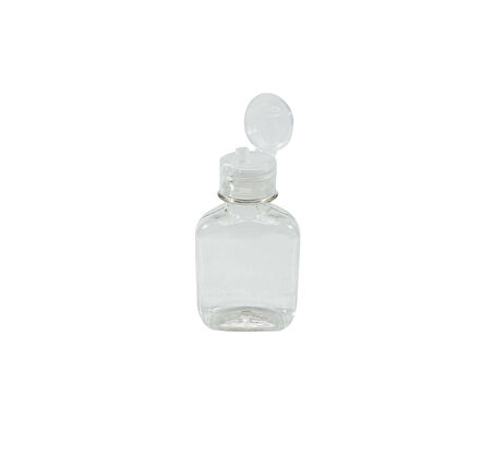 100 Adet Boş Flip Top Kapaklı Kolonya - Dezenfektan Şişesi  110 Ml