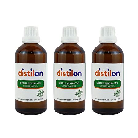 Distilon Distile Anason Yağı 100 ML x 3 ADET