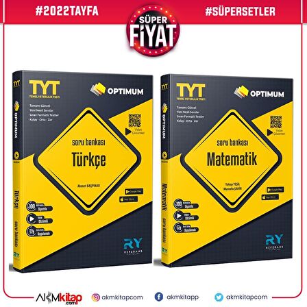 Referans Yayınları TYT Türkçe ve Matematik Soru Bankası Seti 2 Kitap