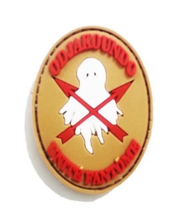 Özel Üretim Dis Giyim Cırtlı Yama Kask Arması Single Sword Plastik Hayalet Patch