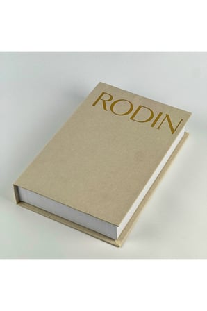 BAK GEL AL Premium Bez Kaplama Kitap Şeklinde Dekoratif Saklama Kutusu - RODİN