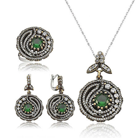 Silverlina Gümüş Otantik Bayan Set