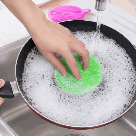 BakGelAl Silikon Bulaşık Temizleme Pedi 2'li Set – Çizmez, Hijyenik, Çok Amaçlı Mutfak Fırçası